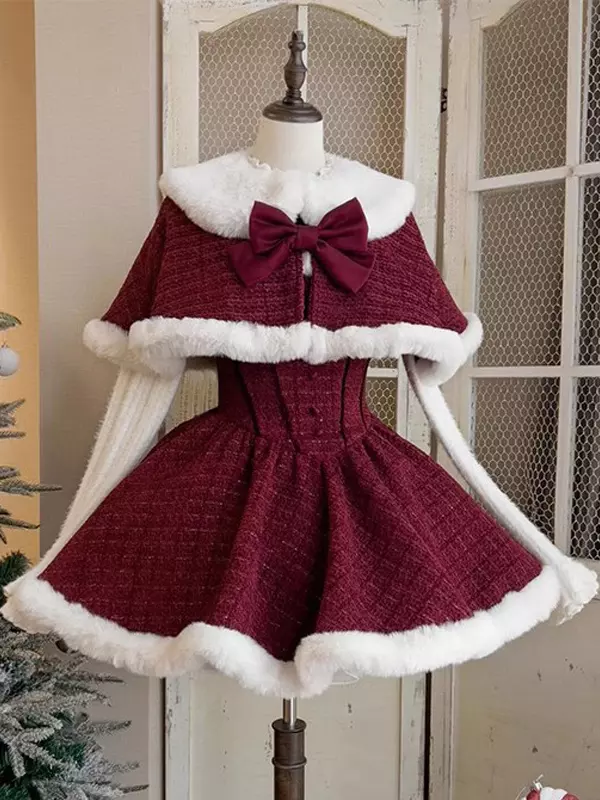 甘いロリータ ドレス ポリエステル ノースリーブ ボウ スウィート ドレス 甘いロリータ ドレス ポリエステル ノースリーブ フリル ジャンパー