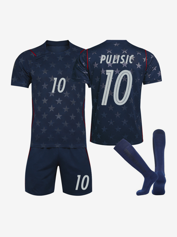 2026年アメリカ代表アウェイジャージ 背番号10 プリシッチ 3点セット