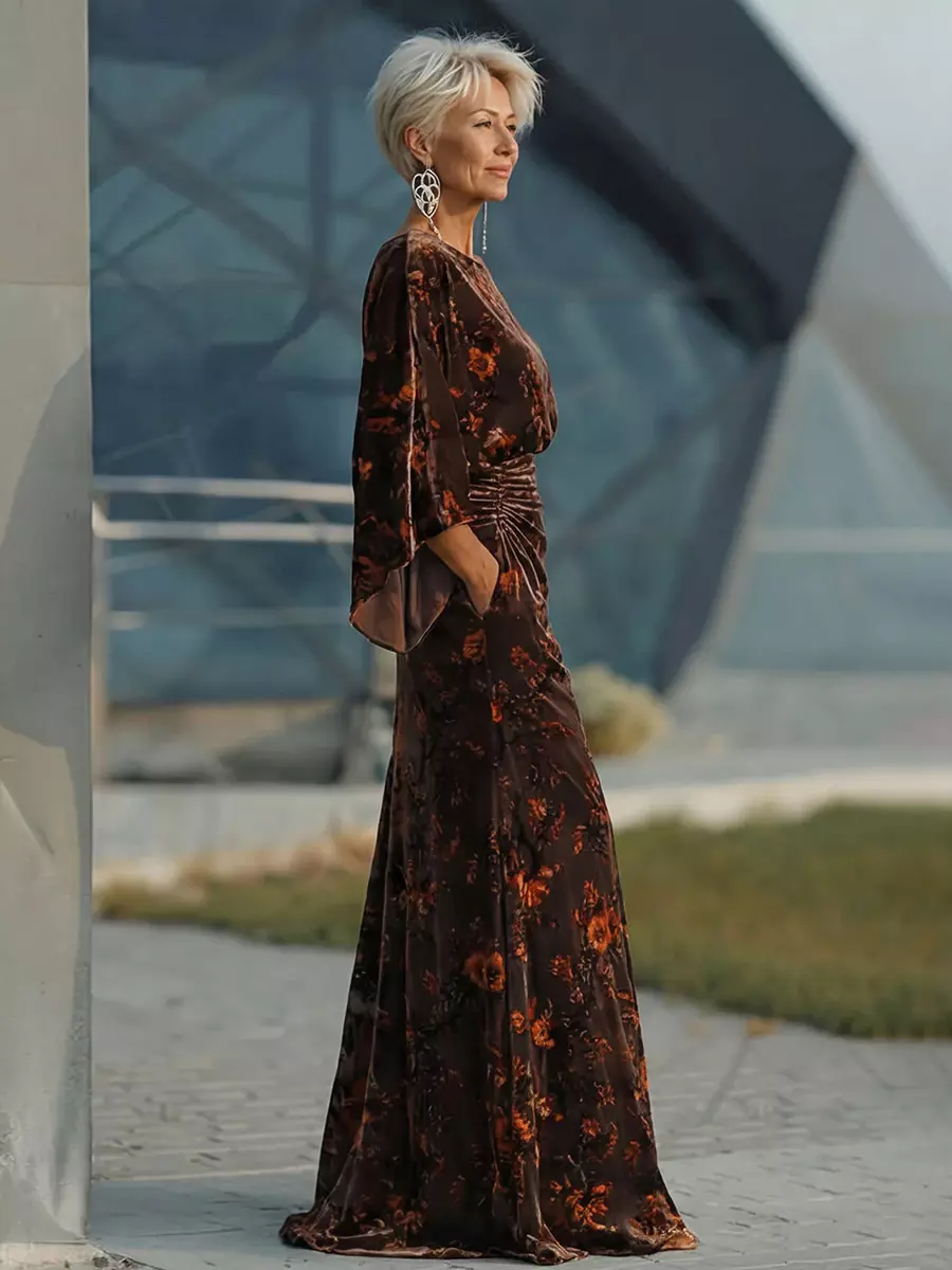 doen brown polka dot dress DÔEN Emerence Polka Dot Silk Dress