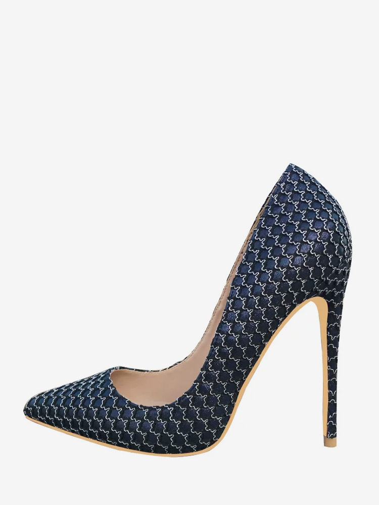 Women's High Heels Pointed Toe Printed Stiletto Heel Pumps-image-1087496