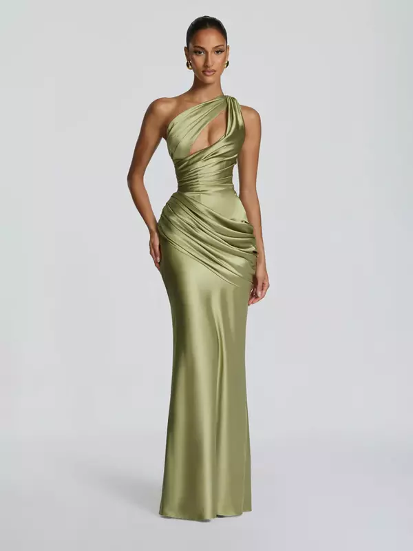 satin dresses near me Aurora Dress and Dawson dresses Simple Satin A-line Long Prom