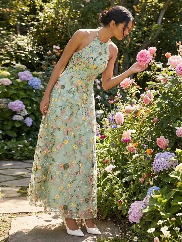 blush floral bridesmaid dresses 18 Photos That Will Make You Say Yes To Floral Bridesmaid Dresses