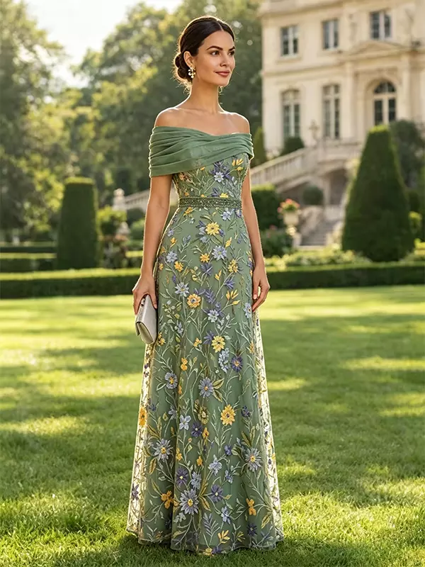 maxi halter dress Green Palm Print Ruched Small Low Iron If Needed Hand Beaded Material:Madrone New Dresses & Jumpsuits