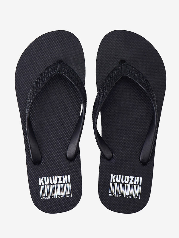 Sandales tongs noires pour hommes