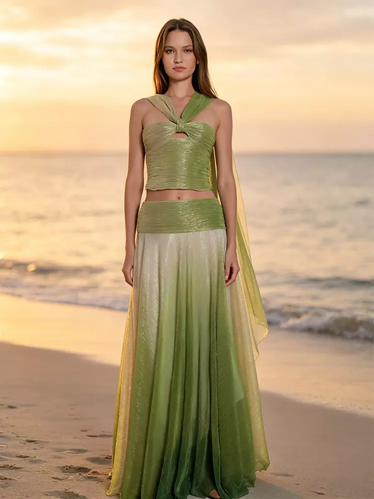 baby pink maxi dress PinkBlush Petite Light Chiffon Colorblock Maternity Size:41 4thdresssale Terani Couture Cocktail 251C4165 Its asymmetric pleated bodice