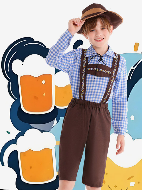 Costume d'Oktoberfest pour garçon ensemble 3 pièces Allemagne