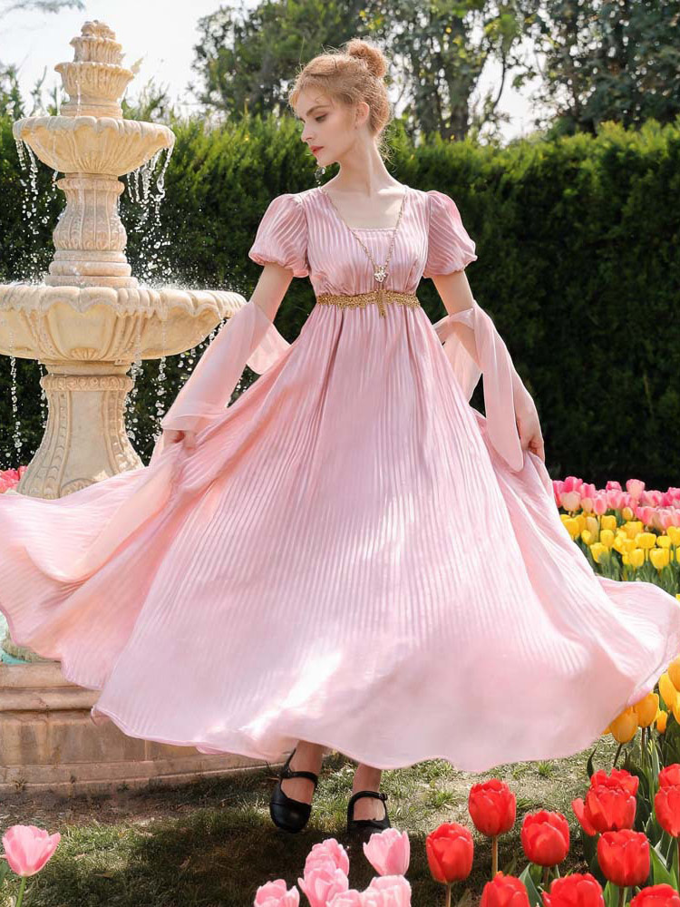 Robe de style Régence pour femme inspirée de Jane Austen style victorien années 1800 taille empire