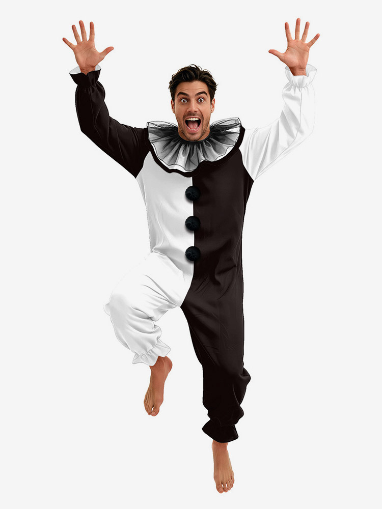 Horror-Clown-Kostüm für Erwachsene Chaks Art The Clown Jumpsuit