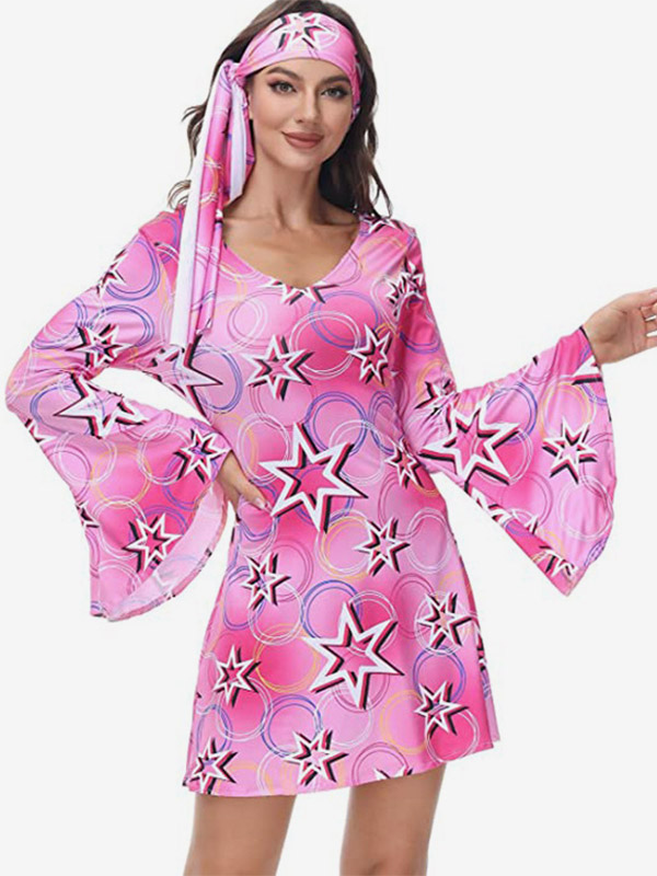 Déguisements disco hippies années 60 70 80 et 90 grandes tailles disponibles vêtements pour femmes.