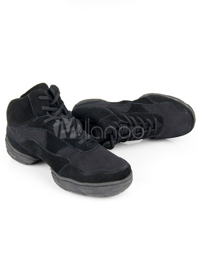 black canvas jazz shoes