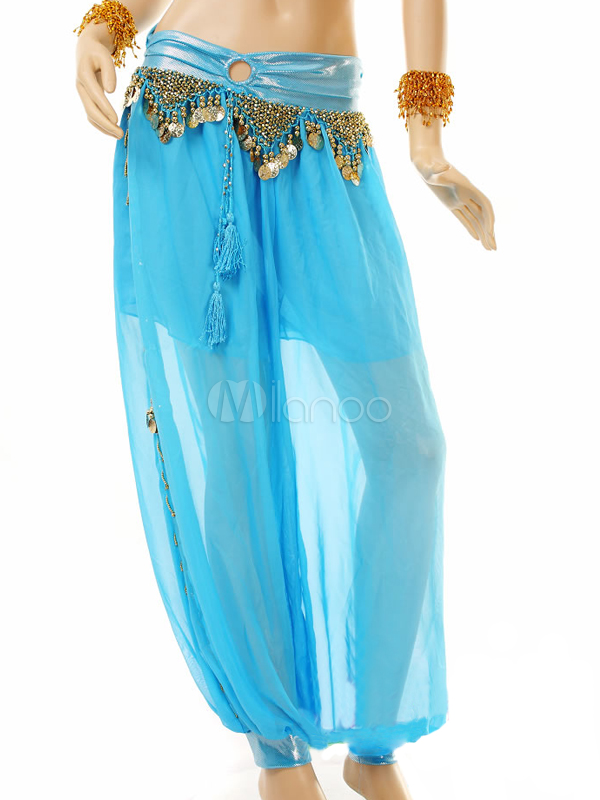 Disfraz Carnaval azules para danza vientre -
