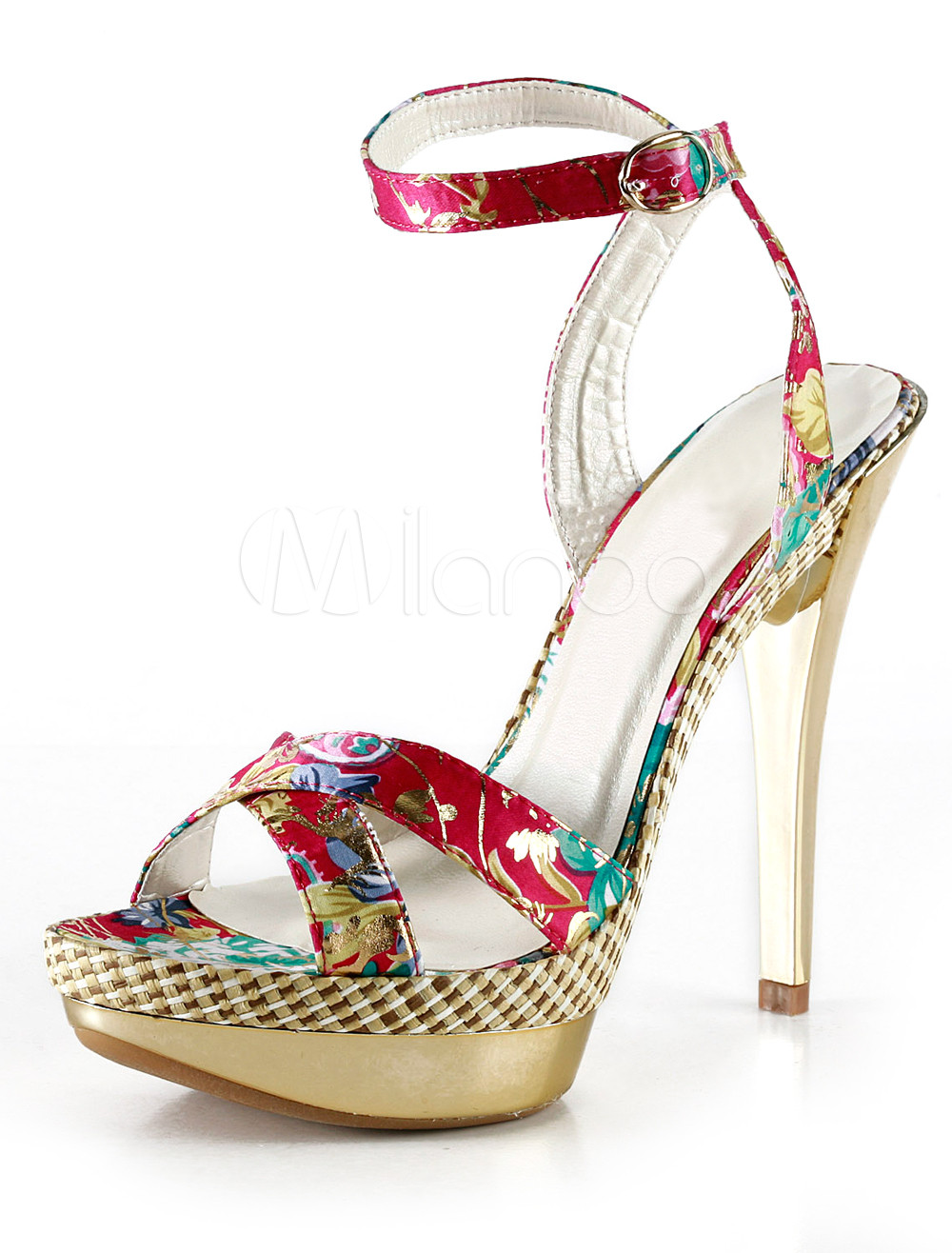 burgundy dress sandals