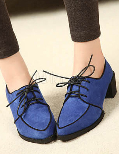 pointed oxford shoes women's