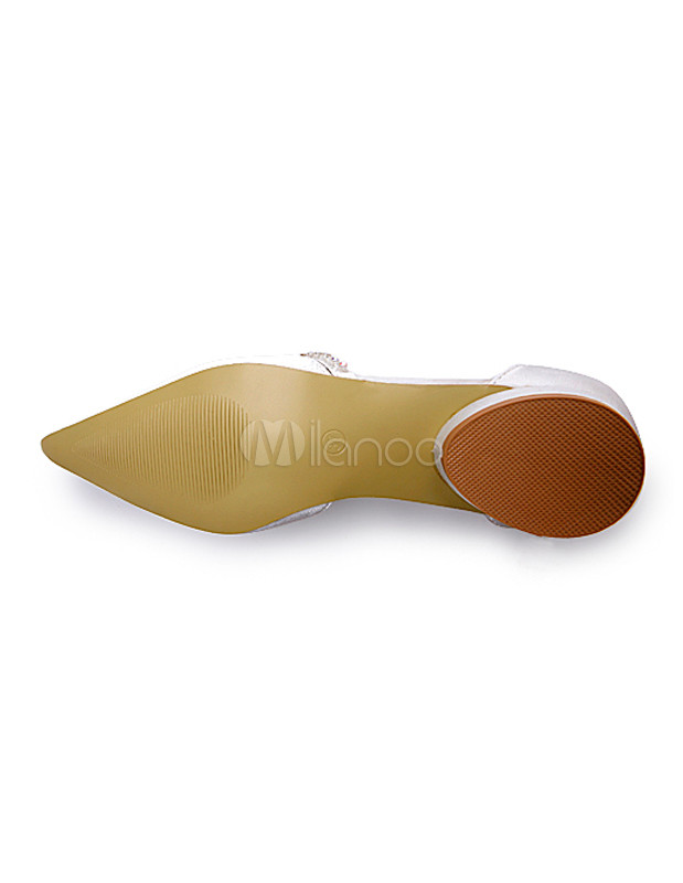 pointed toe wedding flats