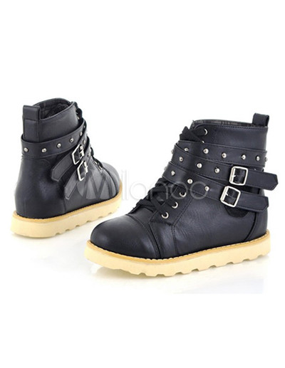 designer flat booties