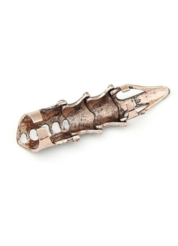 Unique Gothic Bronze Metal Women's Fashion Ring