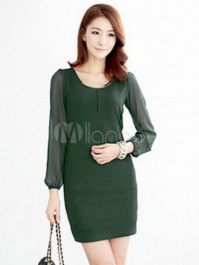 robe droite mousseline