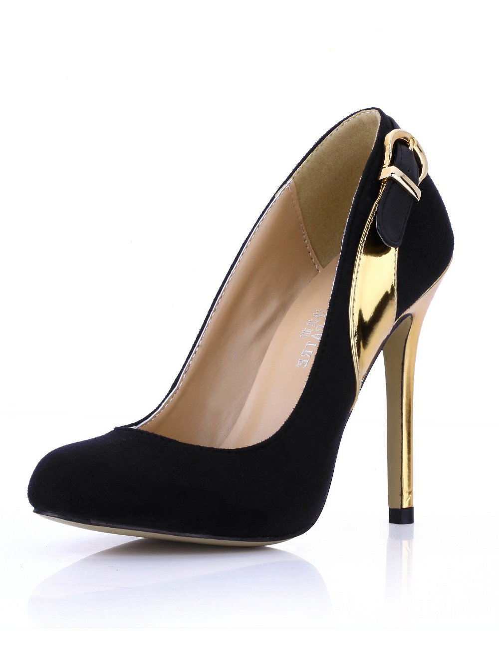 daisile high heel in almond
