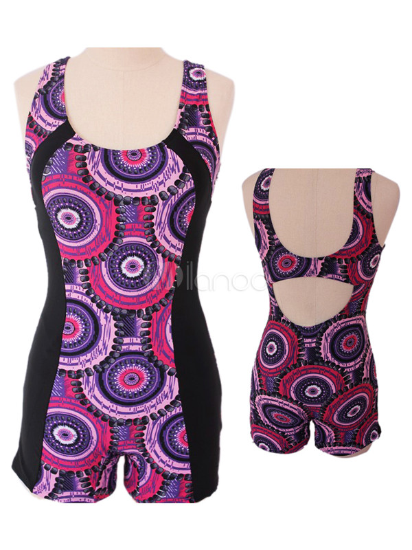 Elegant Polyester Women's One Piece Swimwear - Milanoo.com