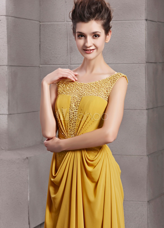 polyester formal dress