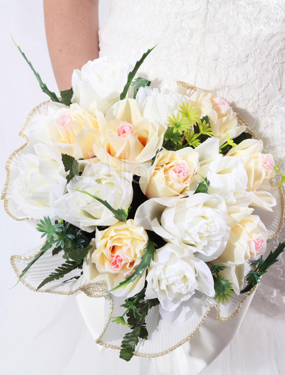 Multi-Color 15 Flowers Bridal Bouquets - Milanoo.com