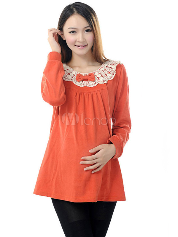 lace maternity shirt