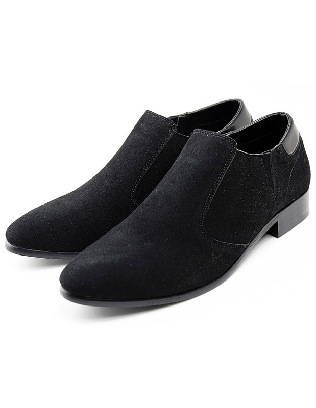 black suede casual shoes mens
