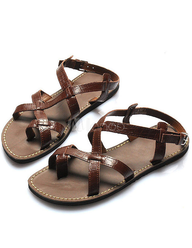 men strappy sandals