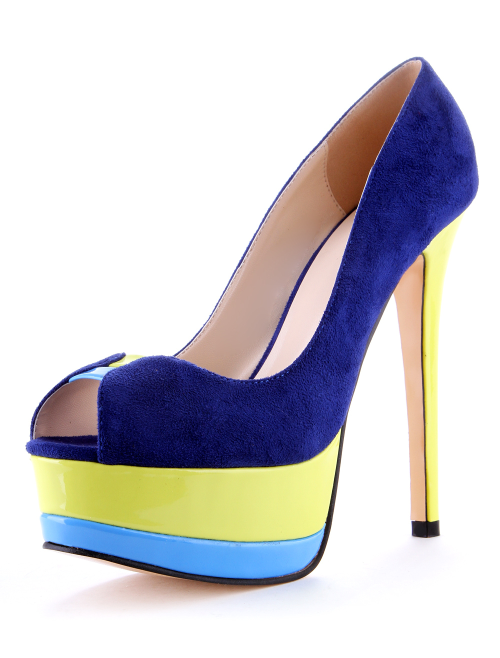 bright colored heels