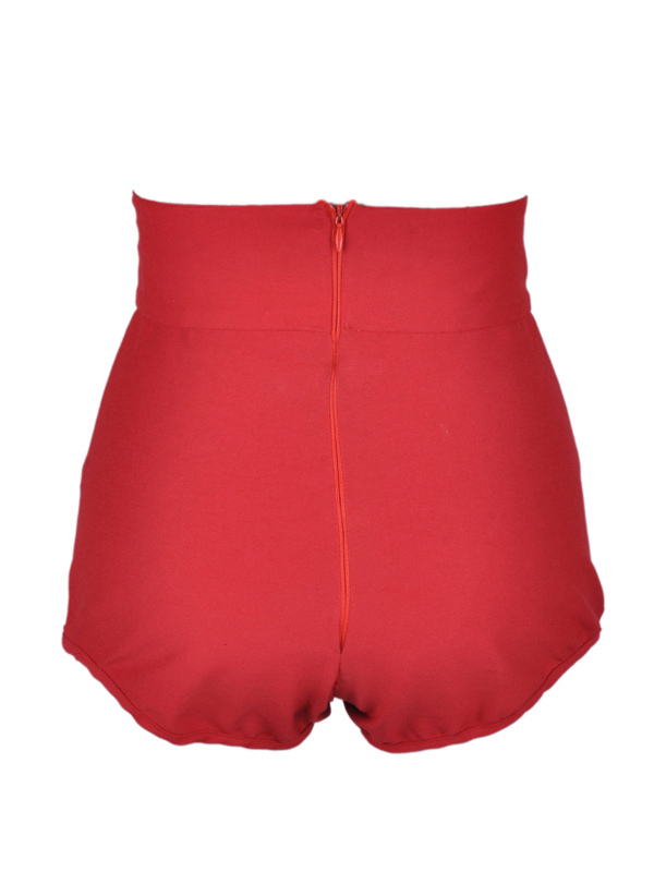Fashion Red Casual Women's Shorts - Milanoo.com