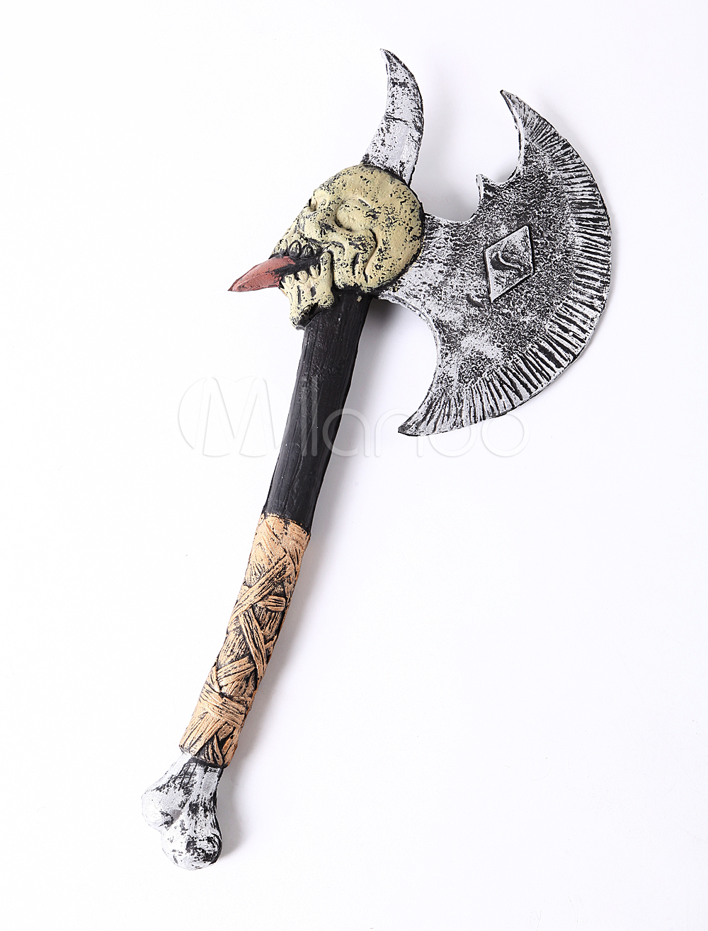 Skull Pattern Monster Halloween Axe - Costumeslive.com