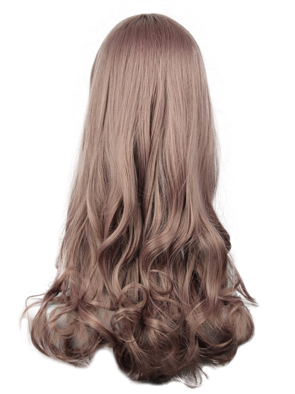 Costumes Lolita | Lovely Long Taupe Rayon Lolita Wig - ZU42936