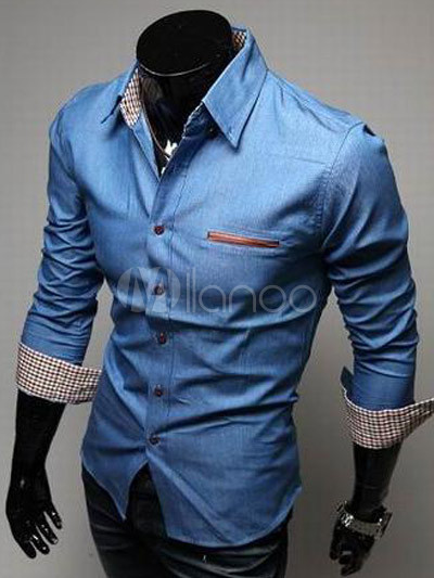 Modern Cotton Fashion Casual Shirt For Men - Milanoo.com