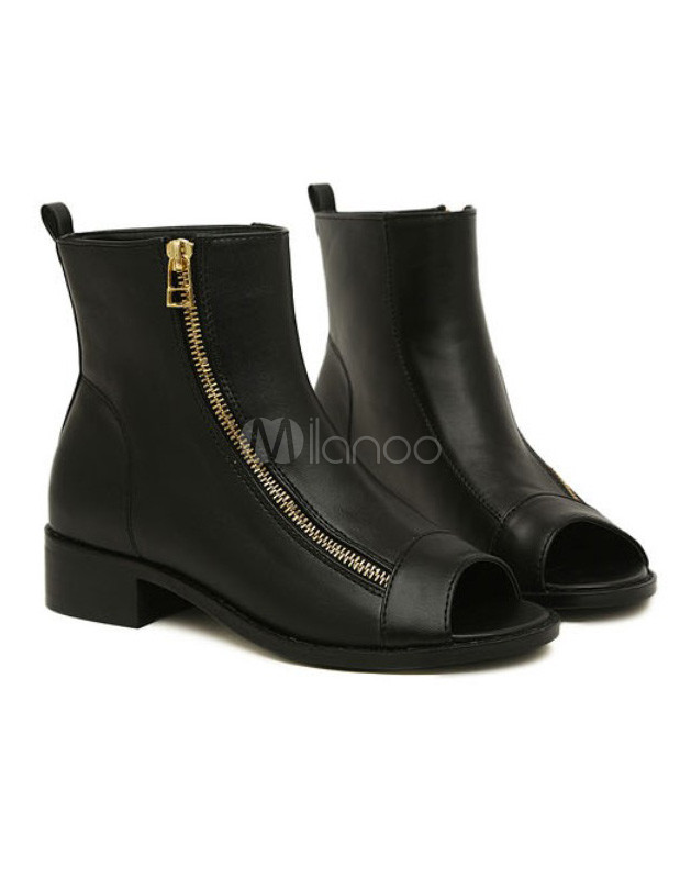 booties flat heel