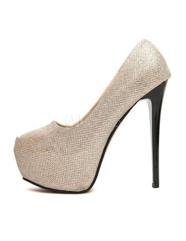 daisile high heel in almond