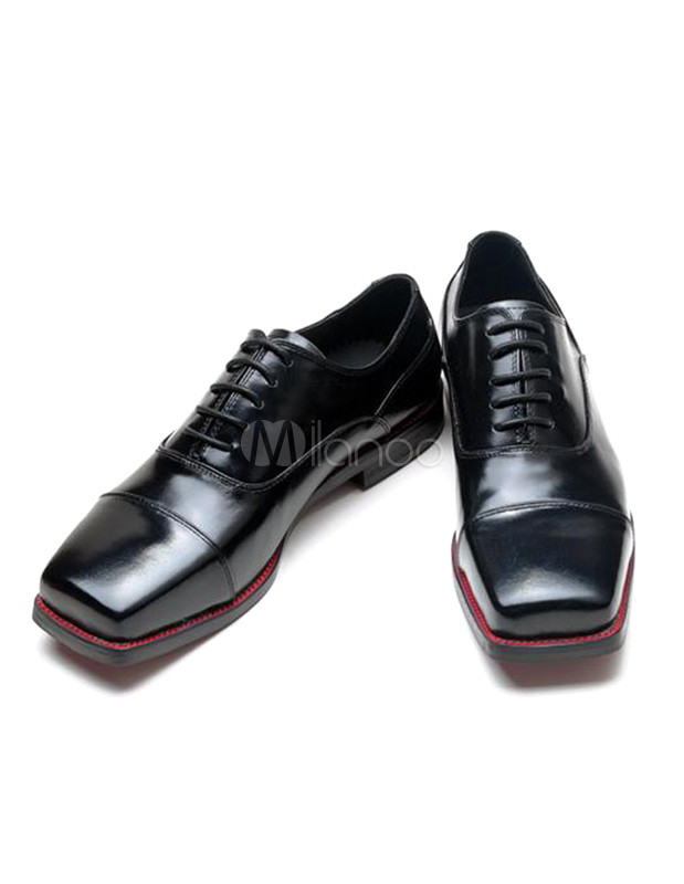 zapatos de vestir punta cuadrada