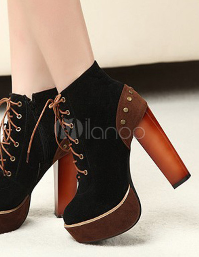 round toe womens booties