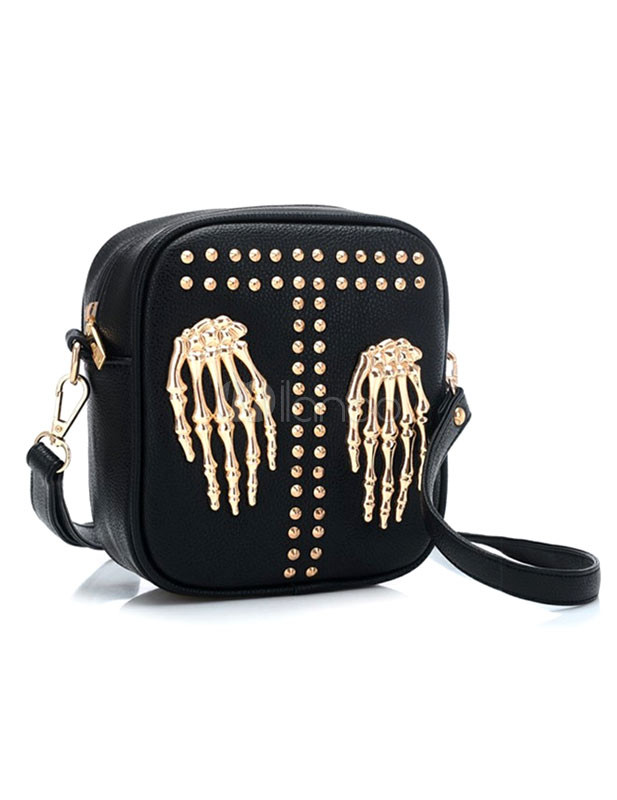 black studded cross body bag