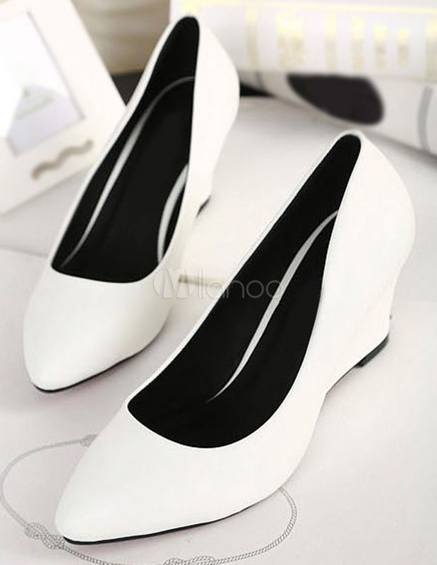 Compensée Des Chaussure L'empire Mariage De Blanche Chaussures htQrds