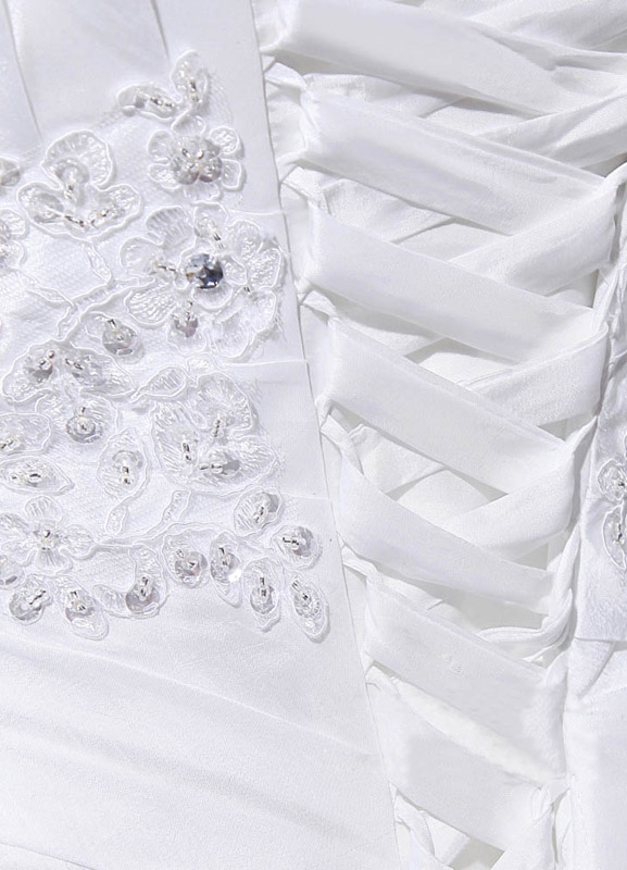 Sexy White Organza Halter Beading Mermaid Bridal Wedding Dress ...