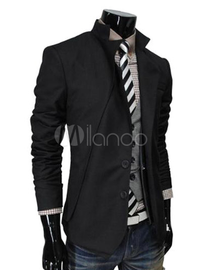 Attractive Solid Color Cotton Man's Casual Suits - Milanoo.com