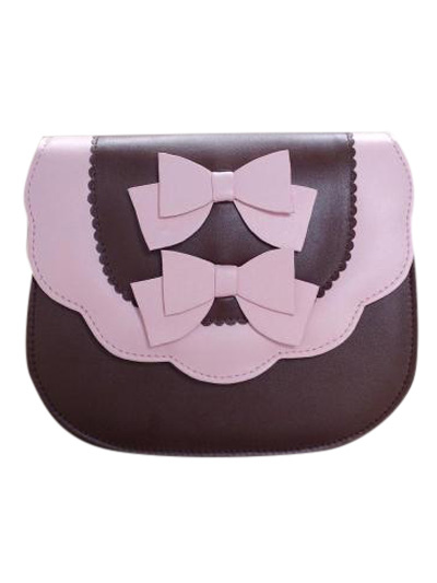 Costumes Lolita | Cute Bows Leather Lolita Bag - AY75029