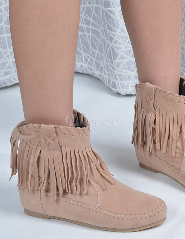pointy flat booties
