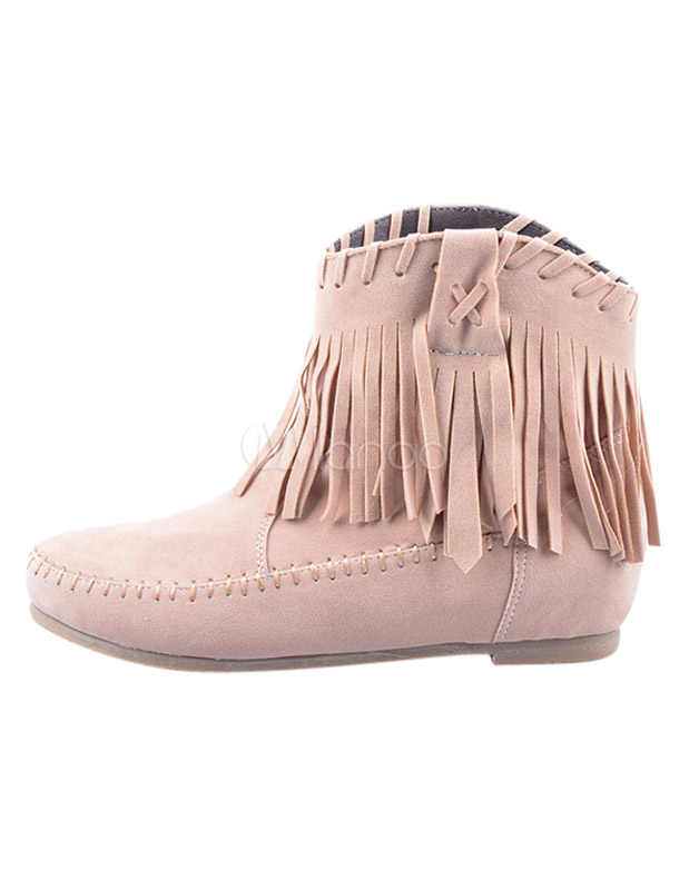 round toe womens booties