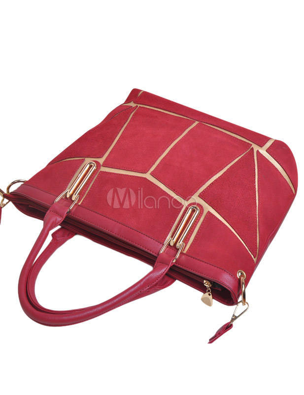 Popular Pu Leather Zipper Tote Bag For Women