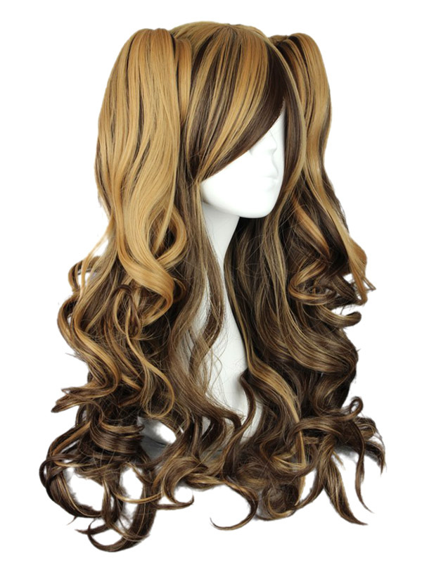 Costumes Lolita | Long Curly Rayon Fashion Lolita Wig - VZ53992