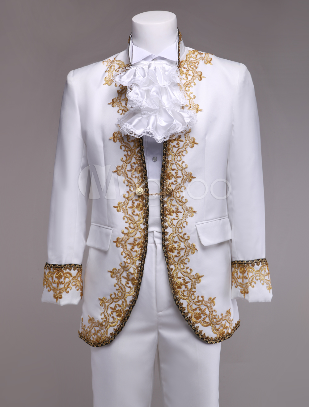 white royal suit