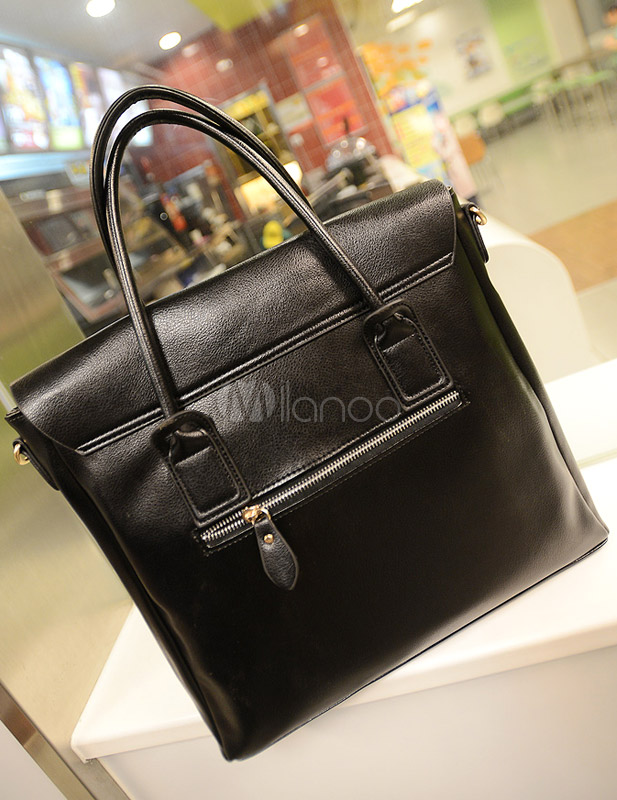 Pu Leather Popular Tote Bag For Women 