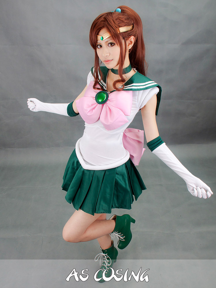 Sailor Moon Sailor Jupiter Cosplay Costume 