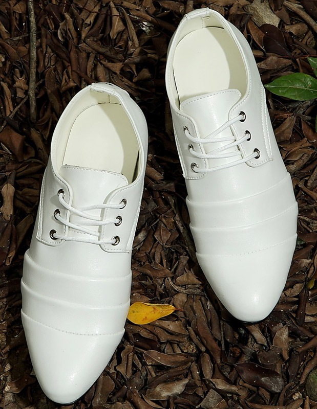 herrenschuhe weiss leder